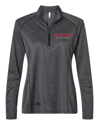 Womens Adidas Space Dyed 1/4 Zip